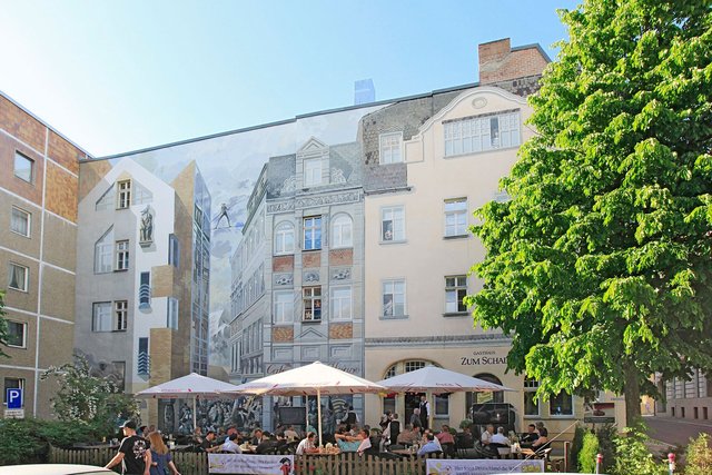 Wandbild in der Großen Klausstraße