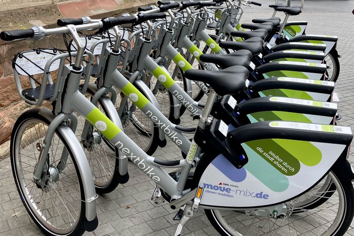 Öffentliches Fahrradverleihsystem movemix_bike